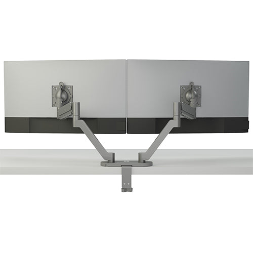 Chief Koncīs Monitor Arm Mount, Dual, Silver