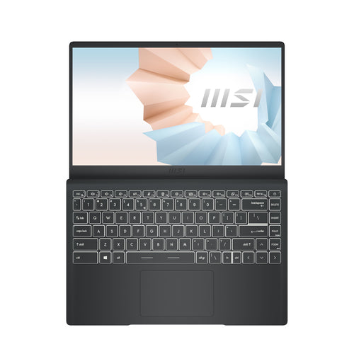 MSI Modern 14 B10MW-256 Intel® Core™ i7 i7-10510U Laptop 35.6 cm (14") Full HD 16 GB DDR4-SDRAM 512 GB SSD Wi-Fi 5 (802.11ac) Windows 10 Pro Grey