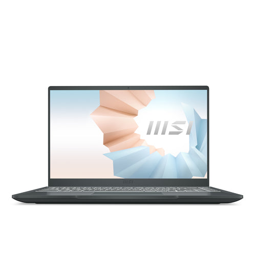 MSI Modern 14 B11SB-084 Intel® Core™ i5 i5-1135G7 Laptop 35.6 cm (14") Full HD 8 GB DDR4-SDRAM 1 TB SSD NVIDIA GeForce MX450 Wi-Fi 5 (802.11ac) Windows 10 Pro Grey