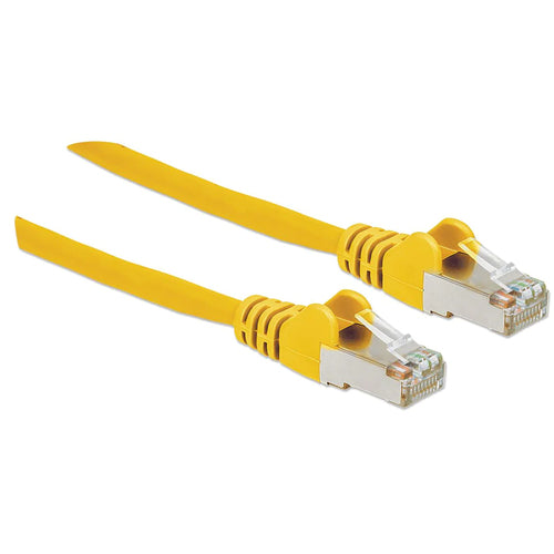Intellinet IEC-C6AS-YLW-1 networking cable Yellow 0.25 m Cat6a S/FTP (S-STP)
