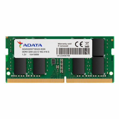 ADATA AD4S320016G22-BGN memory module 16 GB 1 x 16 GB DDR4 260-pin SO-DIMM