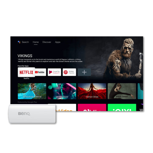 BenQ QS02 HDMI 4K Ultra HD Android White