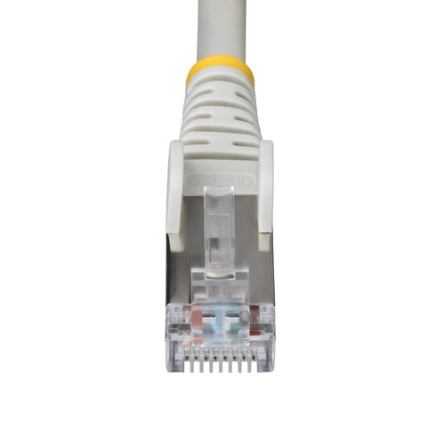 StarTech.com 5ft Gray CAT6a Ethernet Cable, Snagless RJ45, 10GbE, 100W PoE++, S/FTP, LSZH, 27AWG Pure Bare Copper Wire, 500MHz, Shielded Network Patch Cord w/Strain Reliefs, Individually Tested/ETL Verified