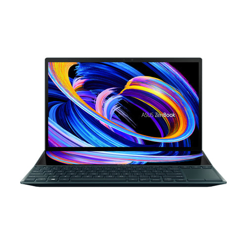 ASUS Zenbook Duo 14 UX482EGR-XB74T Intel® Core™ i7 i7-1195G7 Laptop 35.6 cm (14") Touchscreen Full HD 16 GB LPDDR4x-SDRAM 1 TB SSD NVIDIA GeForce MX450 Wi-Fi 6 (802.11ax) Windows 11 Pro Blue