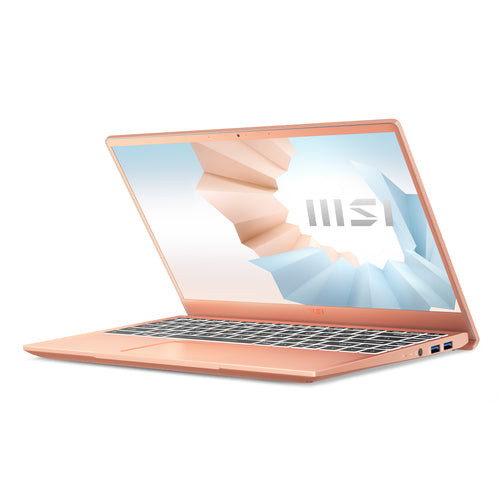 MSI Modern 14 B11SB-290 Intel® Core™ i7 i7-1165G7 Laptop 35.6 cm (14") Full HD 16 GB DDR4-SDRAM 512 GB SSD NVIDIA GeForce MX450 Wi-Fi 6 (802.11ax) Windows 10 Home Beige