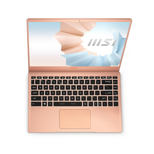 MSI Modern 14 B11SB-290 Intel® Core™ i7 i7-1165G7 Laptop 35.6 cm (14") Full HD 16 GB DDR4-SDRAM 512 GB SSD NVIDIA GeForce MX450 Wi-Fi 6 (802.11ax) Windows 10 Home Beige