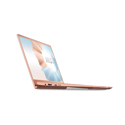 MSI Modern 14 B11SB-290 Intel® Core™ i7 i7-1165G7 Laptop 35.6 cm (14") Full HD 16 GB DDR4-SDRAM 512 GB SSD NVIDIA GeForce MX450 Wi-Fi 6 (802.11ax) Windows 10 Home Beige