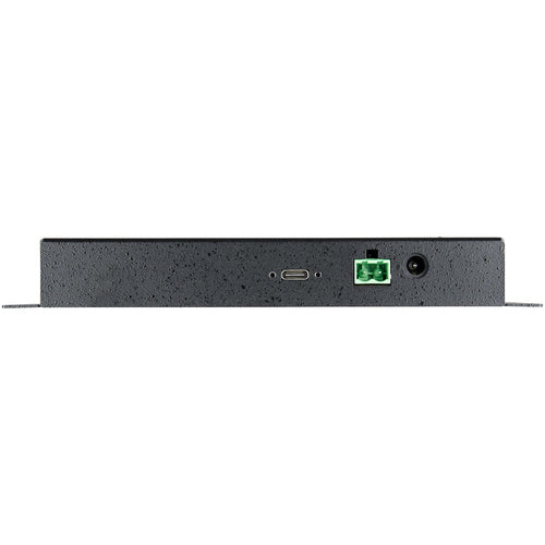 StarTech.com 4 Port USB C Hub 10Gbps - Metal Industrial USB Type-C Hub w/ 3xUSB-A & 1xUSB-C - ESD & Surge Protection - USB-C or USB-A Host - Self-Powered Mountable USB 3.2/3.1 Gen 2 Hub~4-Port USB C Hub 10Gbps - Metal Industrial USB Type-C Hub w/ 3xUSB-A