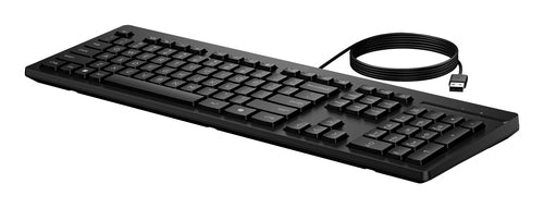 HP 125 Wired (Bulk) keyboard Office USB Black