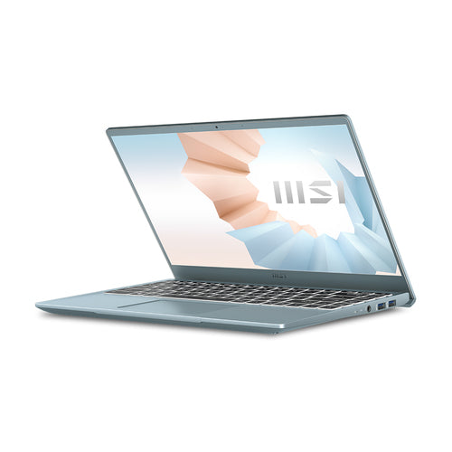 MSI Modern B11MO-611 Intel® Core™ i5 i5-1135G7 Laptop 35.6 cm (14") Full HD 8 GB DDR4-SDRAM 512 GB SSD Wi-Fi 5 (802.11ac) Windows 10 Home Blue