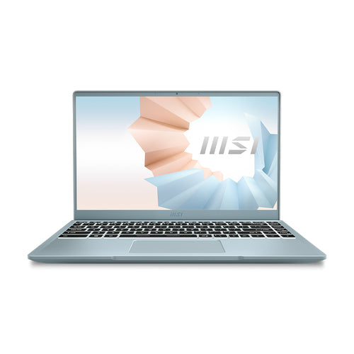 MSI Modern B11MO-611 Intel® Core™ i5 i5-1135G7 Laptop 35.6 cm (14") Full HD 8 GB DDR4-SDRAM 512 GB SSD Wi-Fi 5 (802.11ac) Windows 10 Home Blue