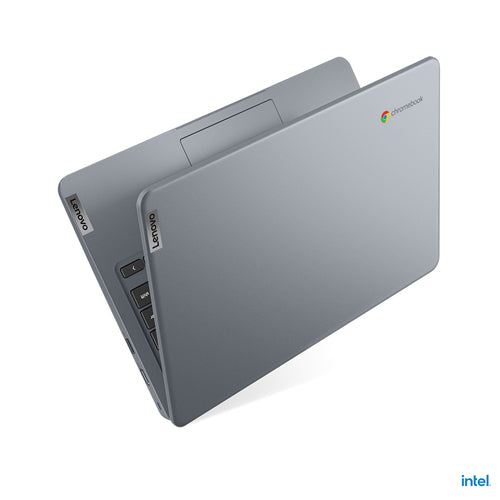 Lenovo 14e Chromebook Gen 3 Intel® N N200 35.6 cm (14") Touchscreen Full HD 8 GB LPDDR5-SDRAM 128 GB eMMC Wi-Fi 6E (802.11ax) ChromeOS US English Grey