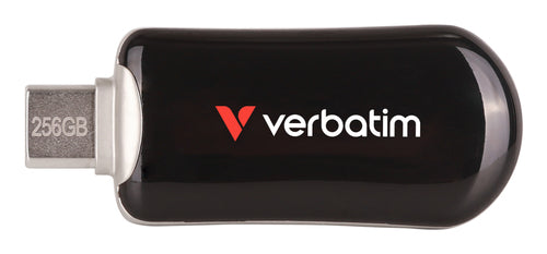 Verbatim Plectra USB-C Flash Drive Black 256GB