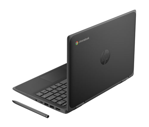 HP Fortis Flip G1i Intel® N N250 Chromebook 29.5 cm (11.6") Touchscreen HD 64 GB LPDDR5x-SDRAM 128 GB UFS Wi-Fi 6E (802.11ax) ChromeOS Black