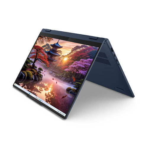 Lenovo IdeaPad 5 2-in-1 16AKP10 Copilot+ PC AMD Ryzen™ AI 7 350 Hybrid (2-in-1) 40.6 cm (16") Touchscreen WUXGA 16 GB LPDDR5x-SDRAM 1 TB SSD Wi-Fi 7 (802.11be) Windows 11 Home English Blue