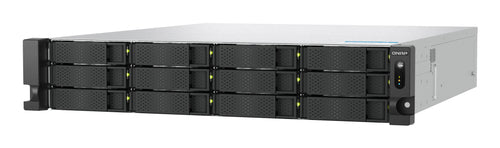 QNAP TS-h1277AXU-RP NAS Rack (2U) AMD Ryzen™ 5 16 GB DDR5 0 TB QNAP QTS Aluminium, Black