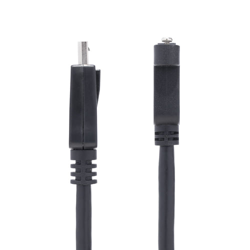 StarTech.com 3ft (1m) Panel Mount DisplayPort Cable - 4K x 2K - DisplayPort 1.2 Extension Cable Male to Female - DP Video Extender Cord with Panel Mount DP Connector - DP Monitor Cable