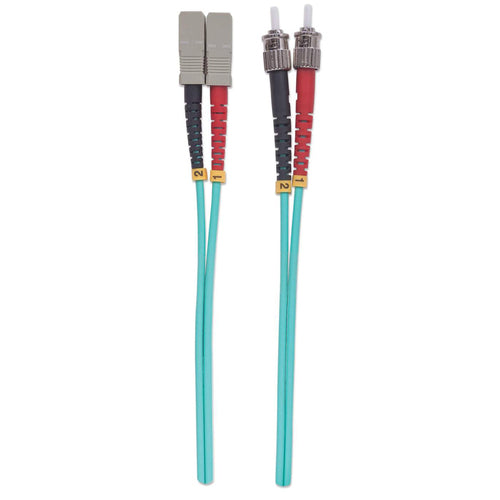 Intellinet 751469 InfiniBand/fibre optic cable 10 m ST SC Aqua colour