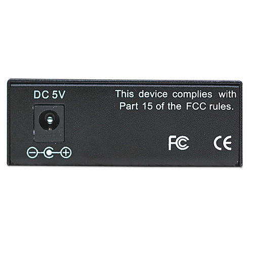 Intellinet Fast Ethernet Media Converter, 10/100Base-Tx to 100Base-Fx (SC) Multi-Mode, 2 km (1.24 mi)