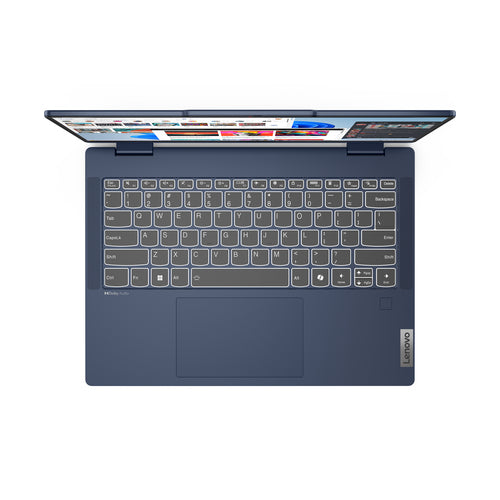 Lenovo IdeaPad 5 2-in-1 14IRU9 Intel Core 5 120U Hybrid (2-in-1) 35.6 cm (14") Touchscreen WUXGA 8 GB LPDDR5x-SDRAM 256 GB SSD Wi-Fi 6 (802.11ax) Windows 11 Home US English Blue