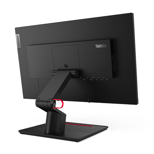 Lenovo ThinkVision T24t-20 computer monitor 60.5 cm (23.8") 1920 x 1080 pixels Full HD LED Touchscreen Capacitive Black