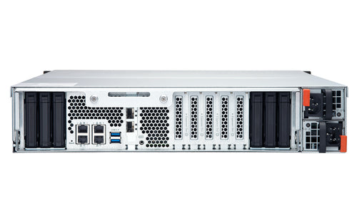 QNAP TES-1885U NAS Rack (2U) Intel® Xeon® D D-1531 32 GB DDR4 0 TB QNAP Enterprise System Black