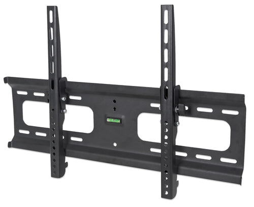 Manhattan Wall Mount for TV & Monitors (Tiltable), For screens 37" to 65", VESA compatibility: all between 200x200mm to 600x400mm - check the dimensions of the four mounting holes on back of screen to ensure it fits, Max 75kg, Black, Bracket