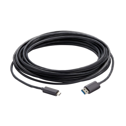 Vaddio 440-1007-008 USB cable USB 3.2 Gen 2 (3.1 Gen 2) 8 m USB C USB A 10 Gbit/s Black