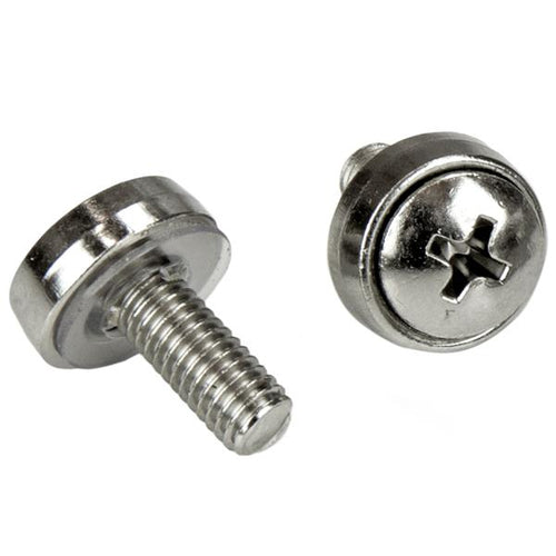 StarTech.com 100 Pkg M5 Mounting Screws and Cage Nuts for Server Rack Cabinet