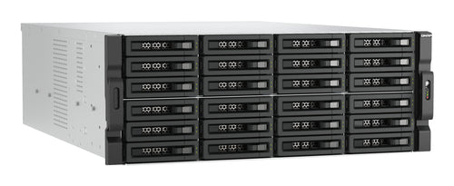 QNAP TL-R2400PES-RP storage drive enclosure HDD/SSD enclosure Black, Grey 2.5/3.5"