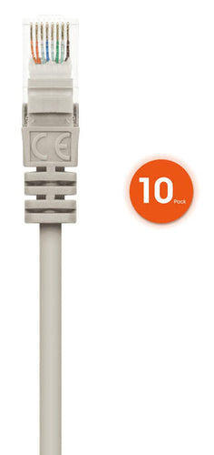 Intellinet 744706 networking cable Grey 2 m Cat6 U/UTP (UTP)
