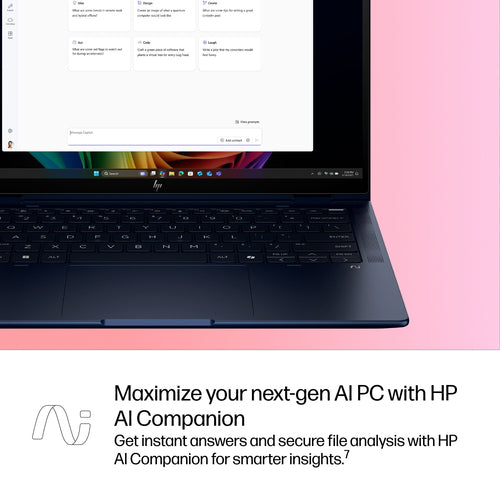 HP EliteBook X Flip G1i AI PC Copilot+ PC Intel Core Ultra 7 258V Hybrid (2-in-1) 35.6 cm (14") Touchscreen WUXGA 32 GB LPDDR5x-SDRAM 512 GB SSD Wi-Fi 7 (802.11be) Windows 11 Pro Silver