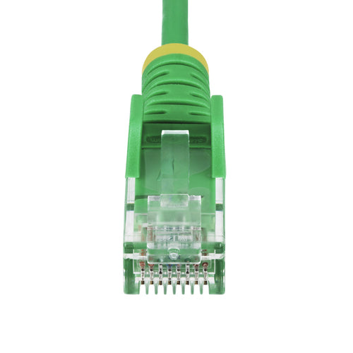 StarTech.com 7ft Green Slim CAT6 Ethernet Cable, Snagless, 100W PoE, UTP, LSZH, 28AWG Pure Bare Copper Wire, Slim RJ45 Network Patch Cord w/Strain Reliefs, Individually Tested
