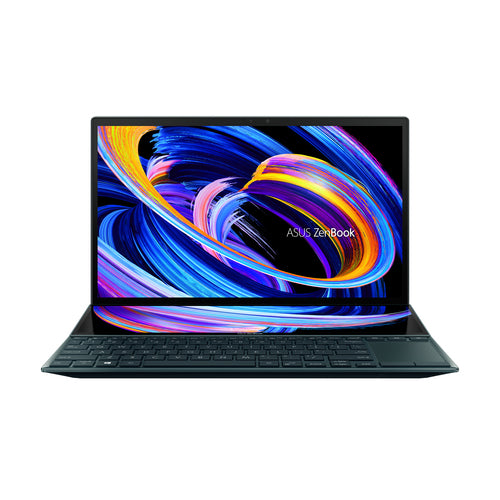 ASUS Zenbook Duo 14 UX482EAR-DB71T laptop Intel® Core™ i7 i7-1195G7 35.6 cm (14") Touchscreen Full HD 8 GB LPDDR4x-SDRAM 512 GB SSD Wi-Fi 6 (802.11ax) Windows 10 Home Blue