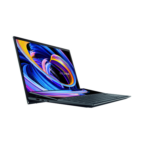 ASUS Zenbook Duo 14 UX482EAR-DB71T laptop Intel® Core™ i7 i7-1195G7 35.6 cm (14") Touchscreen Full HD 8 GB LPDDR4x-SDRAM 512 GB SSD Wi-Fi 6 (802.11ax) Windows 10 Home Blue