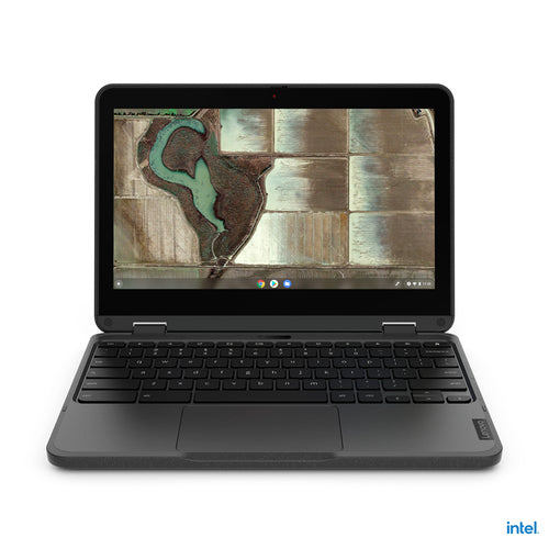 Lenovo 500e Chromebook Gen 3 (Intel) Intel® Celeron® N N4500 29.5 cm (11.6") Touchscreen HD 4 GB LPDDR4x-SDRAM 32 GB eMMC Wi-Fi 6 (802.11ax) ChromeOS US English Grey