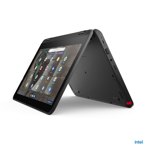 Lenovo 500e Chromebook Gen 3 (Intel) Intel® Celeron® N N4500 29.5 cm (11.6") Touchscreen HD 4 GB LPDDR4x-SDRAM 32 GB eMMC Wi-Fi 6 (802.11ax) ChromeOS US English Grey