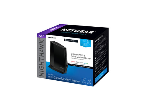 NETGEAR Nighthawk wireless router Gigabit Ethernet Dual-band (2.4 GHz / 5 GHz) Black
