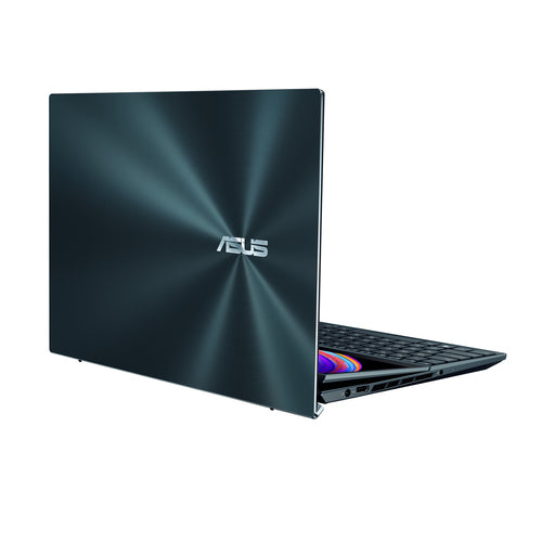 ASUS Zenbook Pro Duo 15 OLED UX582ZM-XS96T Intel® Core™ i9 i9-12900H Laptop 39.6 cm (15.6") Touchscreen Full HD 32 GB LPDDR5-SDRAM 1 TB SSD NVIDIA GeForce RTX 3060 Wi-Fi 6 (802.11ax) Windows 11 Pro Blue