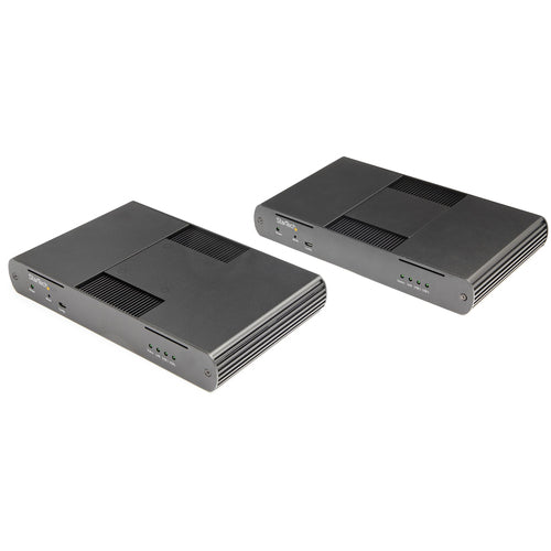 StarTech.com 4-Port USB 3.0 Extender Hub with 1x Gigabit Ethernet Port Extension over Single Cat6a/Cat7 Cable (RJ45) - 330ft (100m) - USB Extender Kit (USB-A) - 5Gbps USB 3.2/3.1 Gen 1