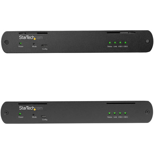 StarTech.com 4-Port USB 3.0 Extender Hub with 1x Gigabit Ethernet Port Extension over Single Cat6a/Cat7 Cable (RJ45) - 330ft (100m) - USB Extender Kit (USB-A) - 5Gbps USB 3.2/3.1 Gen 1