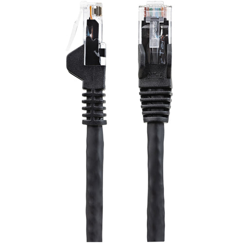 StarTech.com 35ft (10.7m) CAT6 Ethernet Cable - LSZH (Low Smoke Zero Halogen) - 10 Gigabit 250Mhz 100W PoE RJ45 UTP Network Patch Cord Snagless with Strain Relief - Black CAT 6, ETL Verified, 24AWG