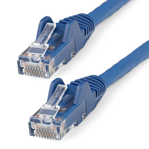 StarTech.com 30ft (9m) CAT6 Ethernet Cable - LSZH (Low Smoke Zero Halogen) - 10 Gigabit 250Mhz 100W PoE RJ45 UTP Network Patch Cord Snagless with Strain Relief - Blue CAT 6, ETL Verified, 24AWG