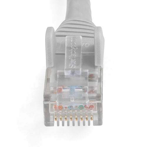 StarTech.com 35ft (10.7m) CAT6 Ethernet Cable - LSZH (Low Smoke Zero Halogen) - 10 Gigabit 250Mhz 100W PoE RJ45 UTP Network Patch Cord Snagless with Strain Relief - Gray CAT 6, ETL Verified, 24AWG