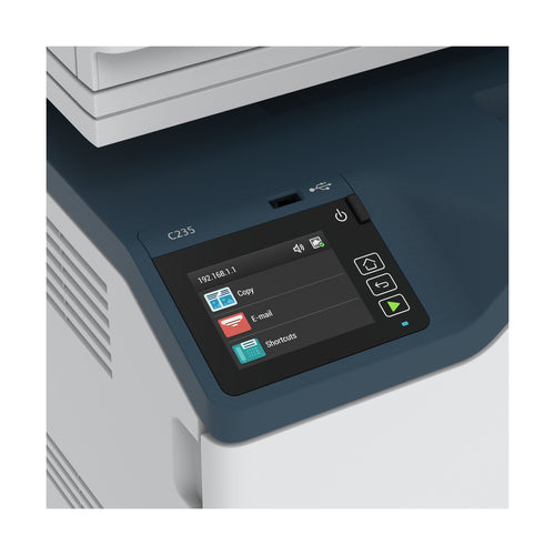 Xerox C235 A4 22ppm Wireless Copy/Print/Scan/Fax PS3 PCL5e/6 ADF 2 Trays Total 251 Sheets
