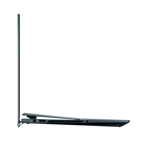 ASUS Zenbook Pro Duo 15 OLED UX582HS-XH99T Intel® Core™ i9 i9-11900H Laptop 39.6 cm (15.6") Touchscreen 4K Ultra HD 32 GB DDR4-SDRAM 1 TB SSD NVIDIA GeForce RTX 3080 Wi-Fi 6 (802.11ax) Windows 11 Pro Blue
