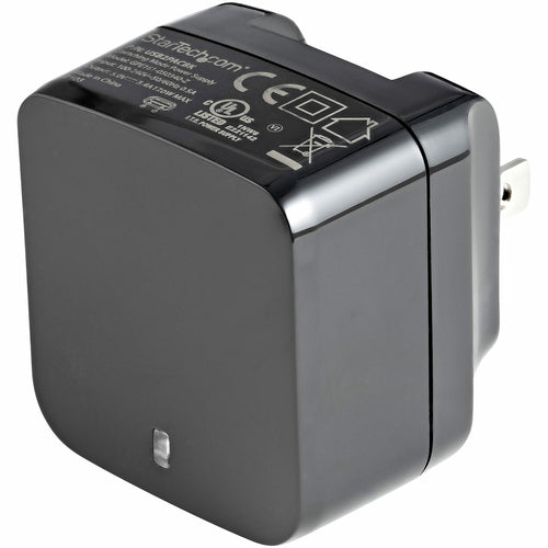 StarTech.com 2 Port USB Wall Charger - 17W Wall Charger Hub (2.4A & 1A port) - Dual Port USB-A Power Adapter - Portable/Travel USB Wall Plug to Charge Multiple Devices - Phones/Tablets