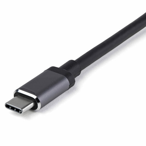 StarTech.com USB C Multiport Adapter - USB-C to HDMI or Mini DisplayPort 4K 60Hz, 100W Power Delivery Pass-Through, 4-Port 10Gbps USB Hub - USB Type-C Mini Dock - w/ 12" Attached Cable
