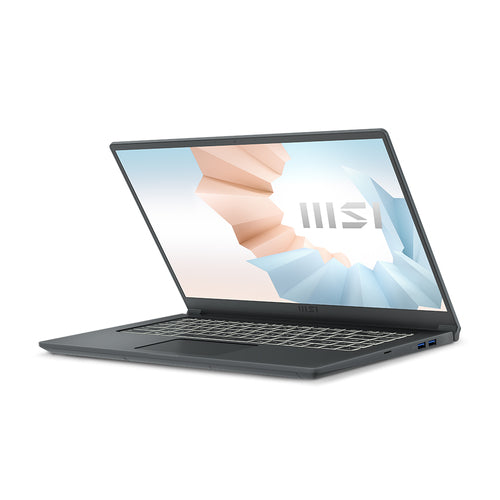 MSI Modern 15 A11MU-653 Intel® Core™ i7 i7-1195G7 Laptop 39.6 cm (15.6") Full HD 8 GB DDR4-SDRAM 512 GB SSD Wi-Fi 6 (802.11ax) Windows 10 Home Carbon