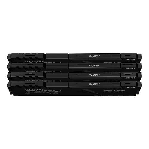 Kingston Technology FURY Beast 128GB 3600MT/s DDR4 CL18 DIMM (Kit of 4) Black